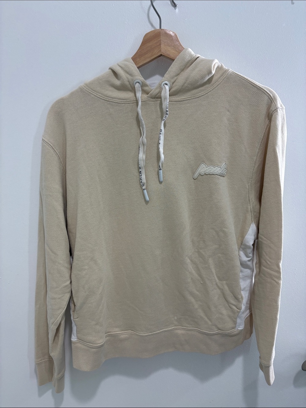 Paula Cahen D'Anvers Cream Hoodie with Script Logo